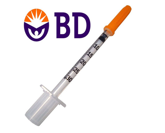 BD™ Ultra-Fine™ 6mm Needle Insulin Syringe, 3/10 cc, 31 G x 6 mm