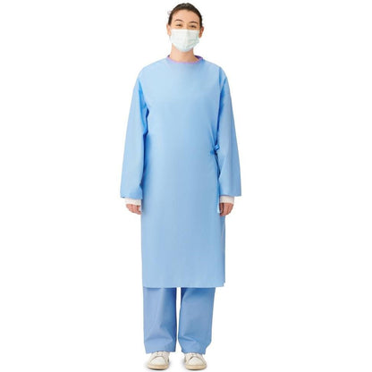 Sterile Nonreinforced Sirus Surgical Gowns with Set-In Sleeves and Towel, Size 2XL