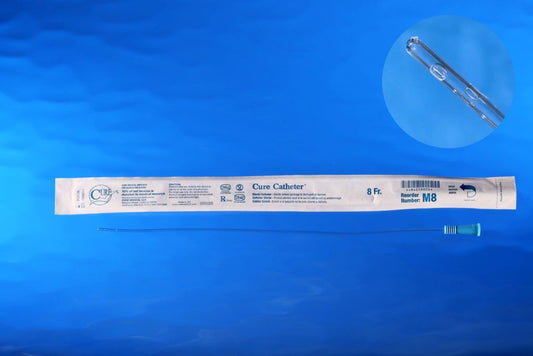 Cure Catheter® Male Catheter with Straight Tip, 16”, 8Fr     A4351