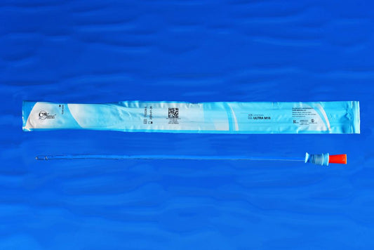 Cure Ultra™ Male Catheter with Straight Tip, 16", 16Fr     A4351