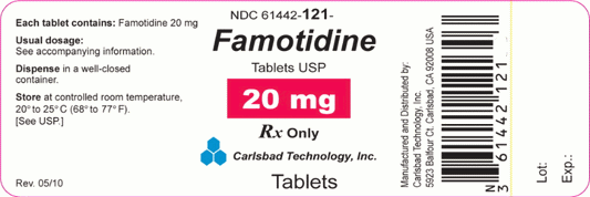 Famotidine 20mg 100ct Tabs