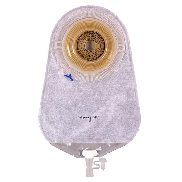 Assura® Original 1-Piece Urostomy Maxi, 465 mL, 10 ¾", Cut To Fit 5/8"-1 5/16" Stoma, Transparent