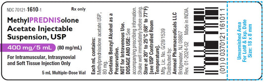 Methylprednisolone Acetate 80mg/mL Injection MDV 5 mL