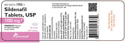 Sildenafil 100mg Tablets 30ct