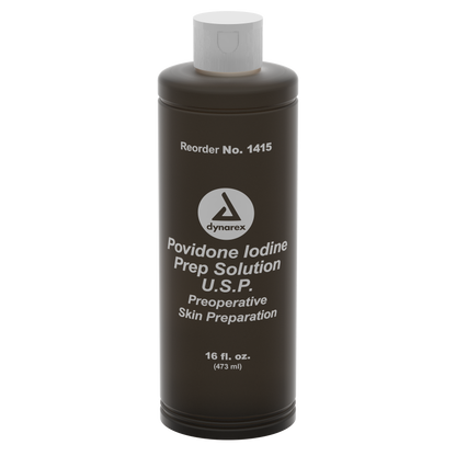 Povidone-Iodine Prep Solution, 16 oz.