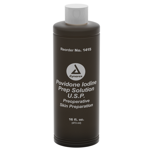 Povidone-Iodine Prep Solution, 16 oz.