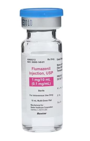 Flumazenil Injection 0.1mg/mL MDV (1) 10mL Vial (Repack)