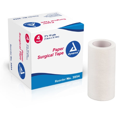 Hypoallergenic Paper Surgical Tape, 3" x 10yds