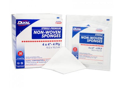 Clinisorb 4-Ply Non-Woven Sponge Gauze, 4” x 4”