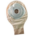 One-Piece Drainable Pouch with Pre-cut Stomahesive Skin Barrier, Tape Collar, 10" Pouch with 1-Sided Comfort Panel, Tail Clip, Opaque, 1 1/4" Stoma Opening