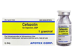 Cefazolin Sodium Powder Injection SDV 1gm/vl Box, 25/Box