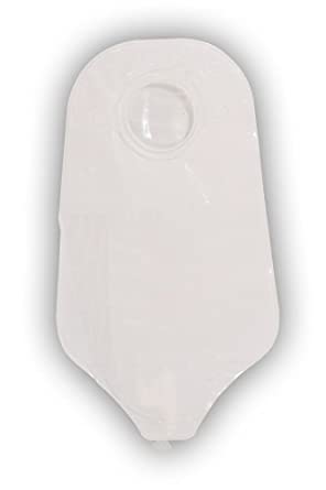 SUR-FIT® Natura® Urostomy 10" Pouch with 1¾" Flange & Accuseal® Tap, Transparent