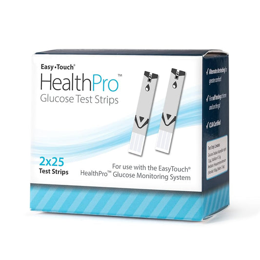 EasyTouch® HealthPro Glucose Test Strips, 50ct
