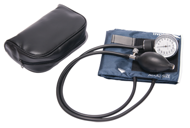 Standard Pocket Aneroid Sphygmomanometer, Large Adult, Navy Blue