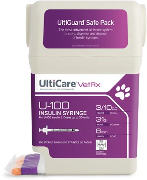 UltiCare® Insulin Syringe, 0.3 cc,  31G x 5/16"