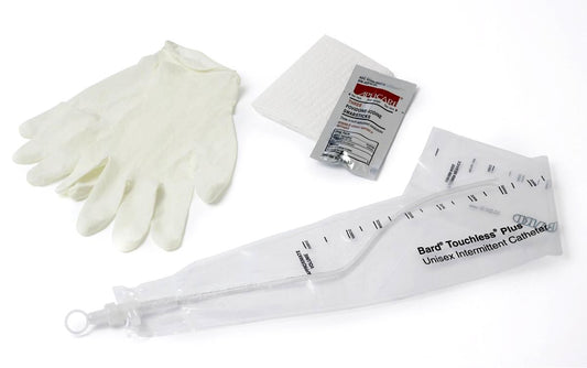 TOUCHLESS® Plus Intermittent Catheter Kit, Unisex, 1100cc, 16Fr