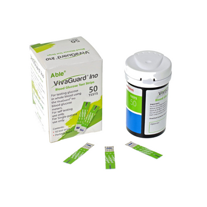 VivaGuard™ Ino Blood Glucose Test Strips, 50ct