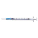 BD™ TB Syringe with PrecisionGlide™ Detachable Needle, Slip Tip, 25g x 5/8", 1mL