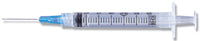 BD 3mL Syringe/ Needle Combination w/Luer-Lok Tip, 23g x 1 1/2", Thin Wall