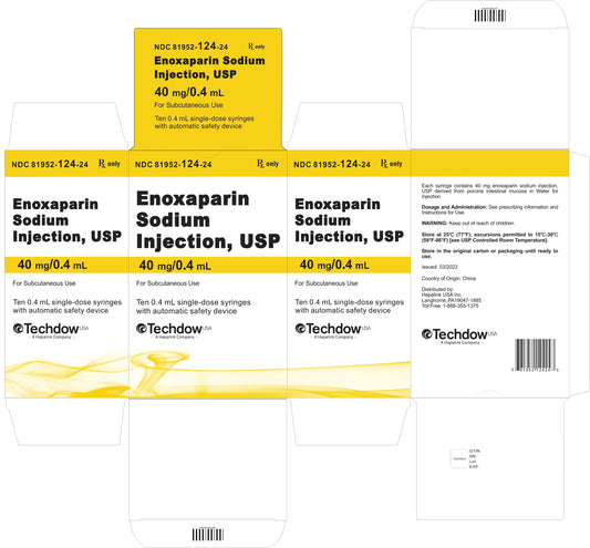 Enoxaparin Sodium 40mg/0.4mL Prefilled Syringe 10/pack