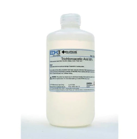 Trichloracetic Acid, 90%, 16oz Bottle (Item is Non-Returnable) (Item is considered HAZMAT and cannot ship via Air or to AK, GU, HI, PR, VI)