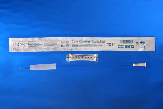 Cure Catheter® Male Hydrophilic Catheter with Straight Tip, 16”, 12Fr     A4351