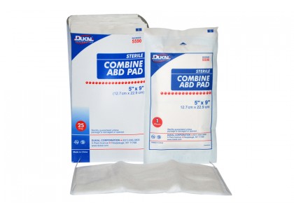 Combine ABD Pads, Sterile, 8” x 10”