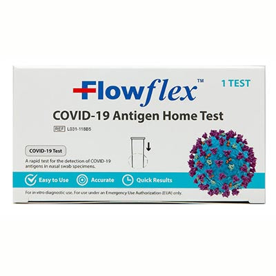 Flowflex Covid-19 Rapid Antigen Home Test - Non Returnable -