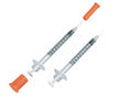 Insulin Syringe Permanently Attached Needle, 1/2cc, 30g x 5/16"