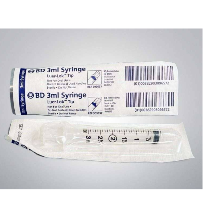 BD™ Luer-Lok™ Disposable Syringe,  3 mL