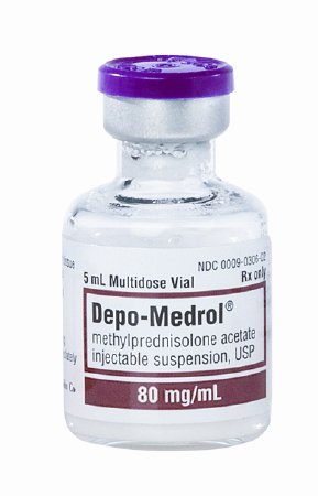 Depo-Medrol® Methylprednisolone Acetate Inj. Suspension MDV, 80mg/mL, 5mL Vial