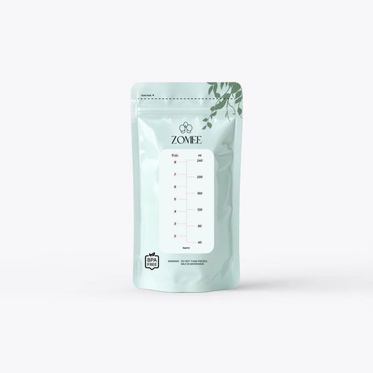 Zomee Breast Milk Storage Bags, 8oz., 120 Bags/Pack
