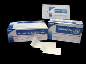 Wound Closure Strips, Sterile, 1/4” x 3”