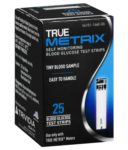 TRUE Metrix® Blood Glucose Test Strips, 25ct, Retail