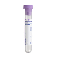 BD Vacutainer® Plus Plastic Whole Blood Tube w/Lavender Closure, 13 x 75 mm, 4mL