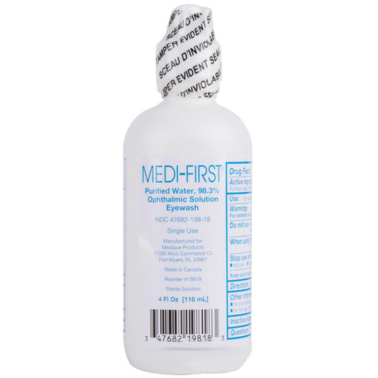 Medi-First Wash 98.3% Eye/Skin Solution 4oz/Bottle