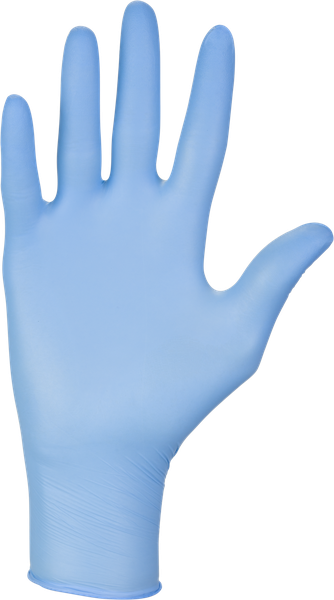 Mercator Medical Nitrile Exam Glove, Blue, Large