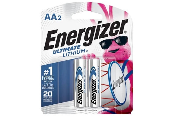 Energizer® AA Ultimate Lithium Battery, 1.5 Volt - 2 Pack