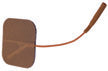 Tan Cloth TENS Electrode w/Tyco Gel, 2" x 2"