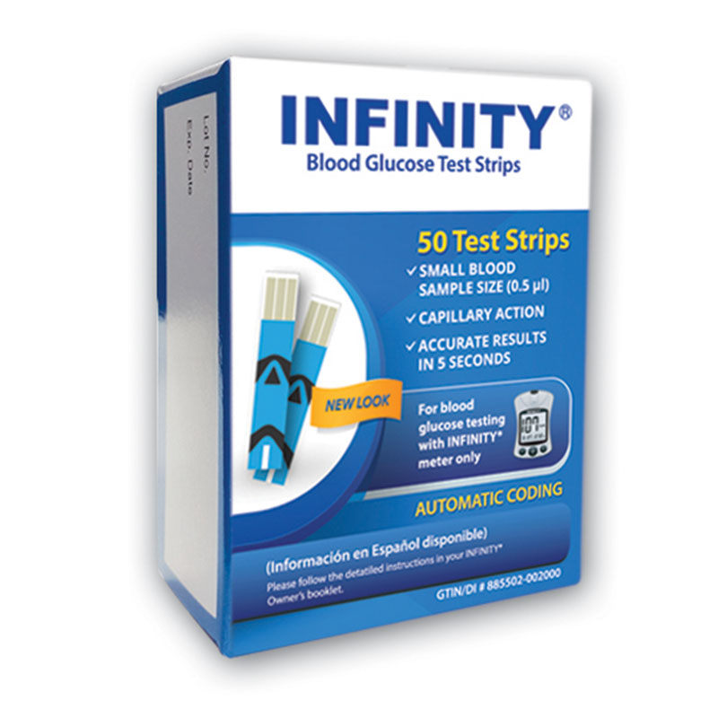 INFINITY® Test Strips, 50/Box