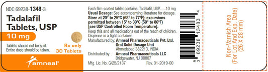 Tadalafil 10mg Tablets 30ct