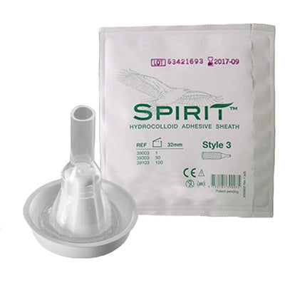 Spirit™ 3 Male External Catheter with Adhesive, Medium, 29mm