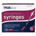 TRUEplus® Insulin Syringe, Single-Use, 0.5 cc, 30G x 5/16"