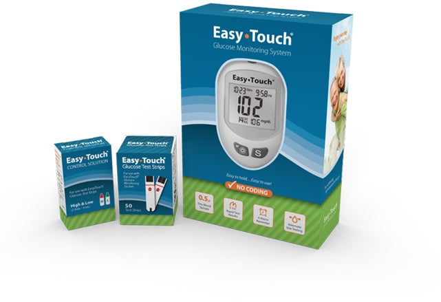 MHC EasyTouch® Glucose Test Strips, 50ct