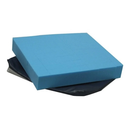 Cross-cut Cushion with Anti-Slip Cover, 18”W x18”L