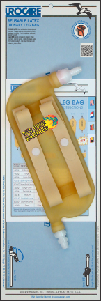 Reusable Latex Urinary Leg Bag, Sport-Right, 10 oz Capacity