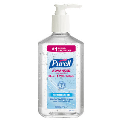 GOJO PURELL® Advanced Instant Hand Sanitizer, 12fl oz Pump Bottle