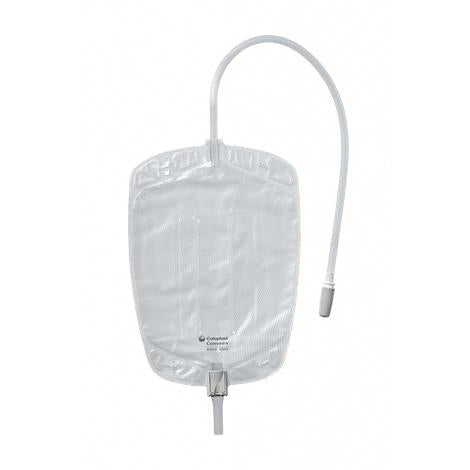 Conveen® Security+ Contour Leg Bag with Flocked Backing, 600 mL