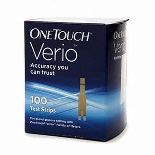 OneTouch® Verio® Blood Glucose Test Strip, 100ct, Retail