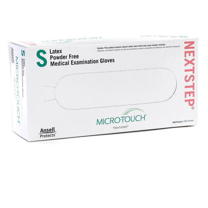 Micro-Touch® Nextstep® Powder-Free Latex Exam Gloves, Small